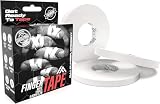 IRON FIGHTER 3X Rolle Sporttape 0,8cm x 13,7m weiß- Fingertape, Fingerbandage Sport, Tape Sport, Schutz Fingerband Arthritis Für Bjj Jiu Jitsu, Crossfit, Klettern,Volleyball, MMA,Judo,Fitnessstudio