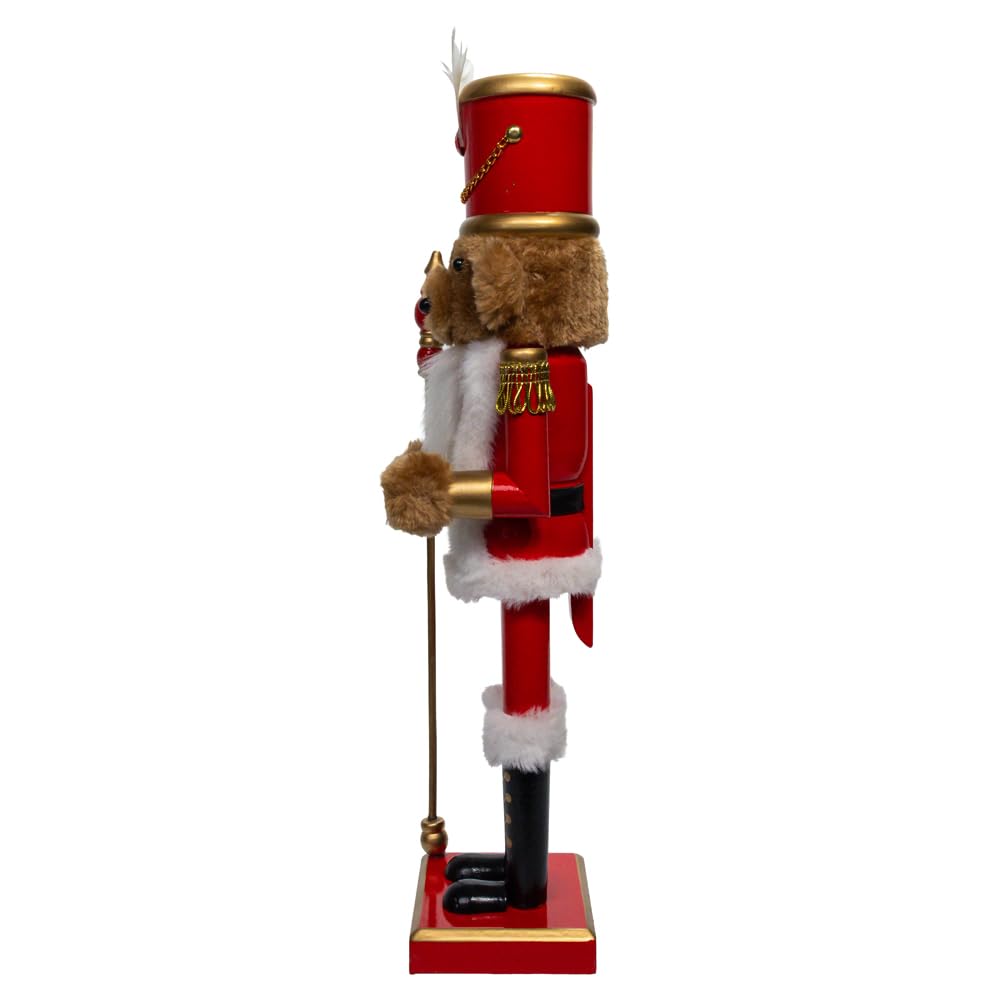 Kurt Adler Teddybär Soldat Nussknacker