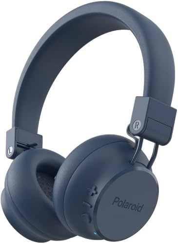 Polaroid Digital Hybrid Noise Cancelling Bluetooth Headphone Blue