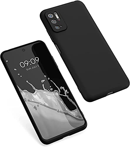Image of Mobile Back Cover Case for Redmi 9 Power (Silicone Case|CameraProtection|Black SC1510)