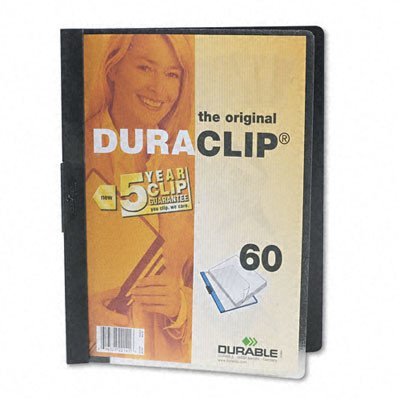 Vinyle Duraclip Report Cover de 60 pages en lot de 3 couleur clair et noir