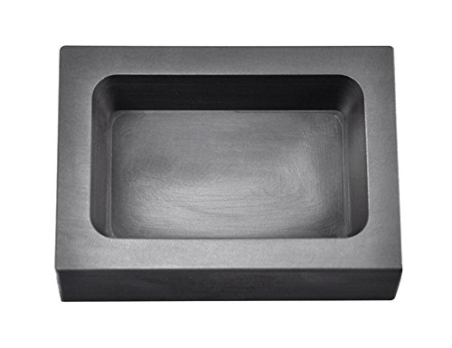 PMC Supplies LLC 1 lb Pound Rectangle Copper CU Graphite Ingot Mold for Melting Casting Refining Scrap Jewelry