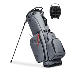 Ghost Golf Stand Bag – Lightweight Golf Bags for Men & Women, 14-Way Dividers with Premium Materials & Magnetic Pocket – Standing Golf Bag Holds 14 Golf Clubs