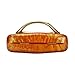 DEBIMY Women Acrylic Clutch Box Metal Handle Evening Bag Trendy Ladies Shoulder Crossbody Purse for Wedding Party Causal, Orange