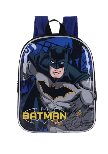 Luxcel, Mochila Infantil de Costas Creche Pequena Batman Original Cor:Preto