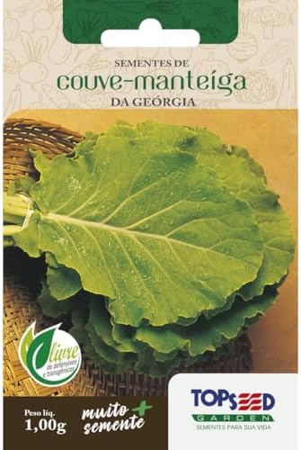 200 Sementes De Couve Manteiga Topseed Garden 1g Hortaliç...