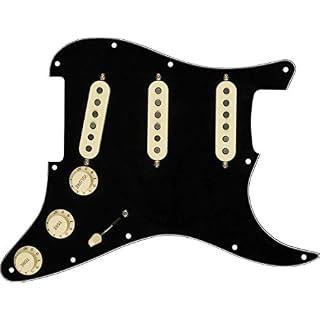 Fender Pickguard Strat Texas Strat Texas Strat S/S – Noir 0992342506 - Les Beatles, Paul McCartney, John Lennon, RIngo Starr, George Harrison