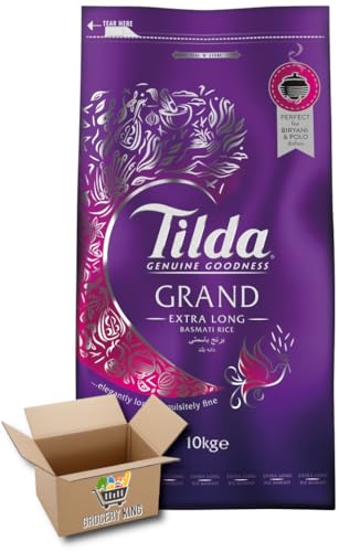 Tilda Grand Extra Long Basmati Rice 10kg Grocery King (10 KG)