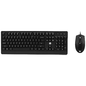 HP KM 180 Wired Keyboard and Mouse Combo/ 1200 dpi/Keyboard Key Life 10 Million/Mouse Key Life 1 Million/