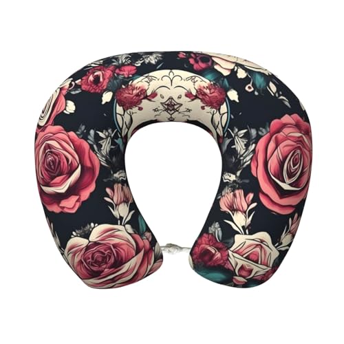Almohada de Viaje de Espuma viscoelástica Negra miniatura 1