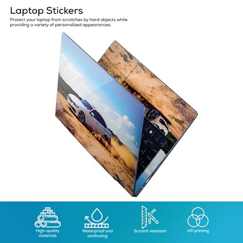 Image of Galaxsia Racing car Full Body Vinyl Laptop Skin /Sticker /Cover Upto 15.6 Inches Laptops Laminated-Removable-HD Quality Compatible for Hp-Dell-Sony-Lenovo-Asus etc.(15x10 Inches)