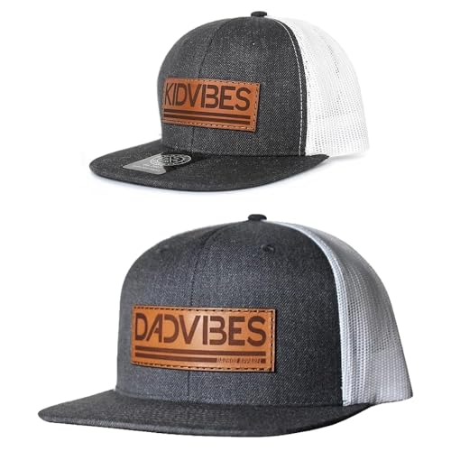 DadVibes Matching Dad & Kids hat Bundle