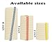 4-inch Premium Grade Elastic Bandage Wrap | Injuries, Sprains, Edema, Support, Compression | Use on Knee Ankle Leg Arm Body | Self Closures Both Sides | Non-Latex Fabric | 4-Pack | by Spa Slender