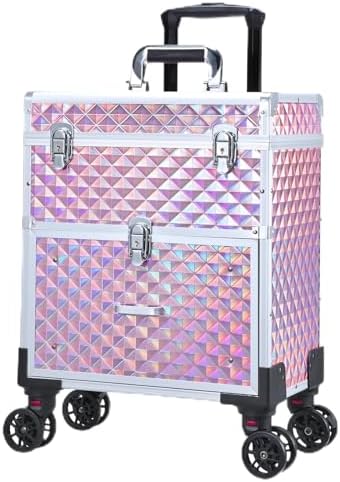 Maleta Maquillaje con Ruedas Maletín Maquillaje Profesional con C...