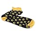 boxed-gifts Men's Mardi Gras Socks Fleur de Lis Patterned Premium Cotton Dress Casual Crew Socks for Men