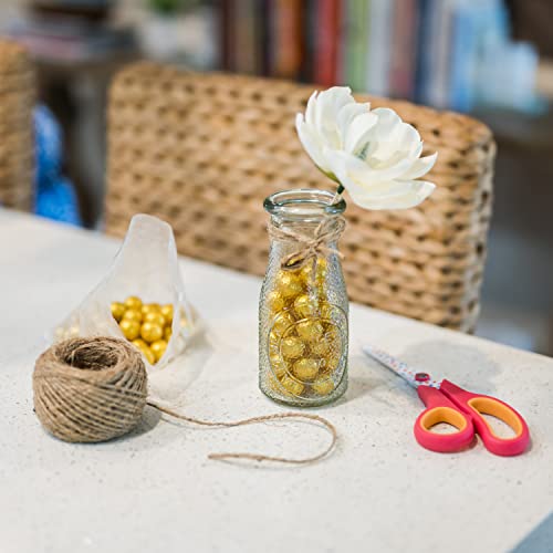 Galashield Gold Marbles for Vases | Glass Marbles Bulk Vase Fillers | Glass Beads for Vases, Round Marble 5lb, (Approx. 400 pcs)