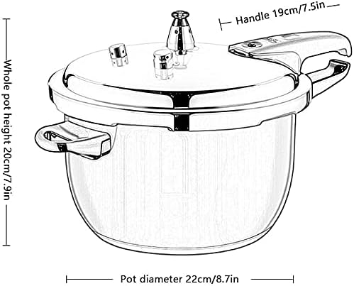 Olla a presión acero inoxidable 5L MNSSRN miniatura 3