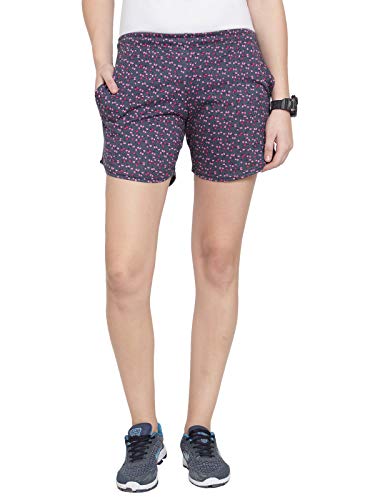 Image of UZARUS Women's Cotton Sleep Night Wear Printed Shorts - Pack of 2