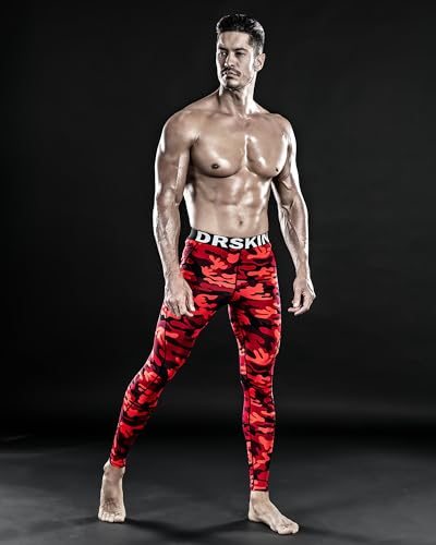 image for DRSKIN Men’s Compression Pants Tights Leggings Sports Baselayer Runn