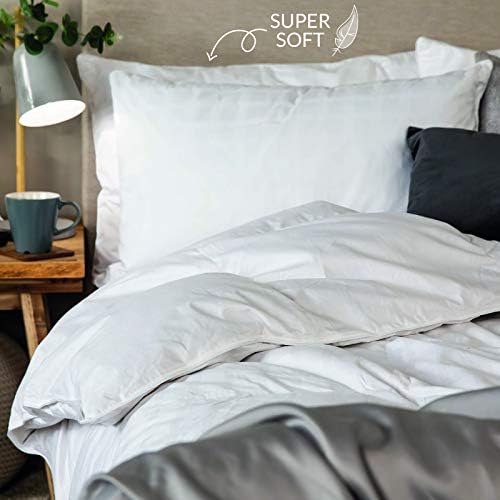 Snuggledown Hungarian Goose Down White Pillow Soft Support Designed For Front Sleepers Bed Pillows