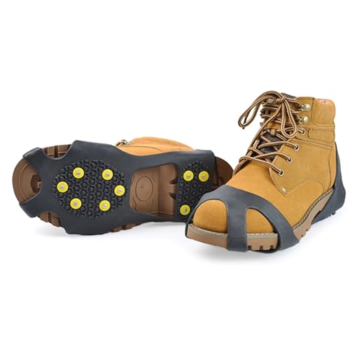 Crampones Crampones de Escalada, cubrezapatillas Nieve, Botas Unisex, Tacos, Accesorios for Senderismo y Caminatas Escalada De MontañA(XL)