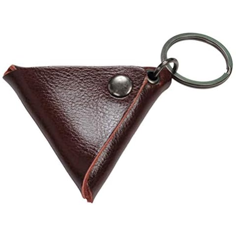Milisten Triangle Leather Guitar Pick Holder Cover