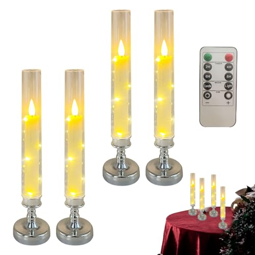 Bougies à piles sécurisées sans flamme pour illuminer votre intérieur