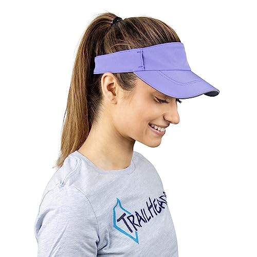 Trailheads Women’s Sun Visor Hat For Running, Golf And Tennis - Recycled - Lavender #TOP10