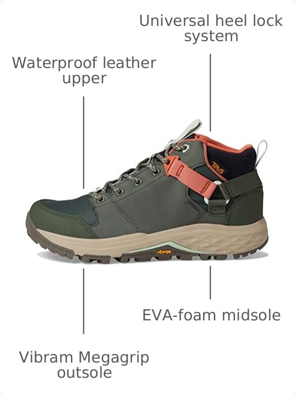 Image of Teva Women's Grandview Gore-Tex Durable Waterproof Hiking Boots