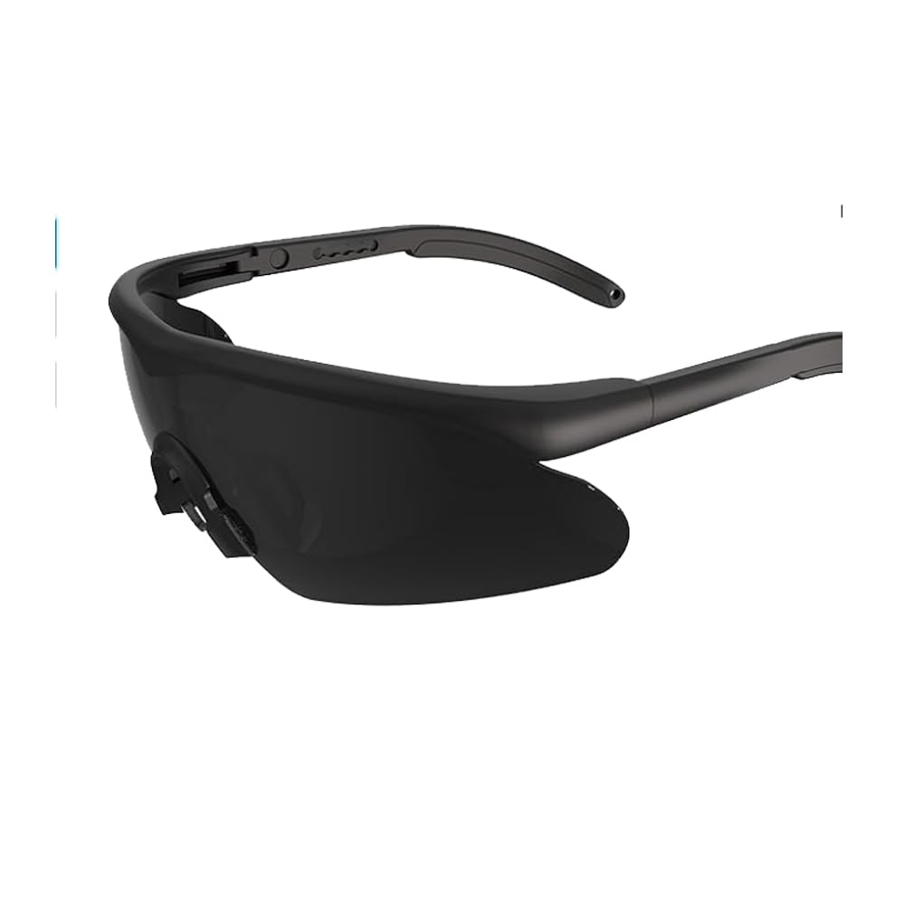 Swiss Eye Raptor Pro - Gafas de Seguridad y Protección para Tiro (lentes de recambio y estuche/marco: negro)