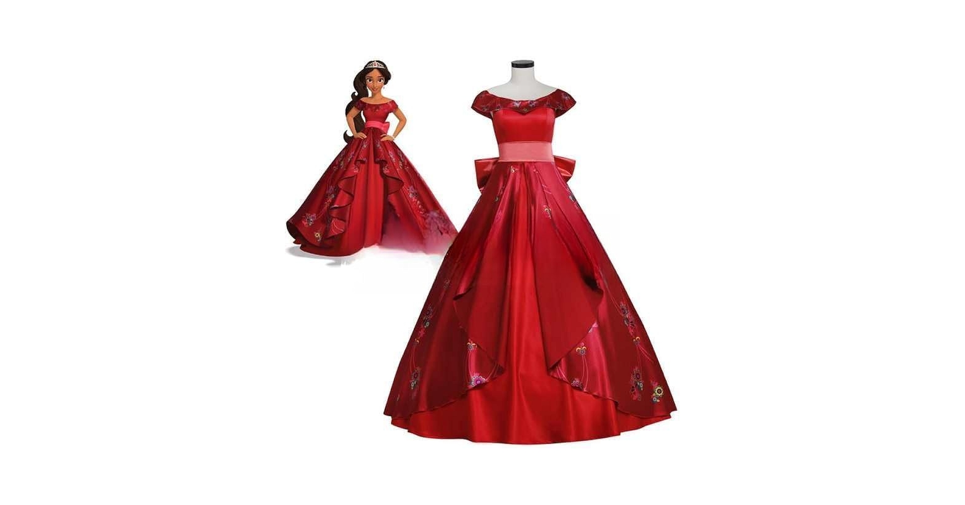 さ*す様 アバローのプリンセスエレナ ドレス 衣装 新品未使用✧︎ アバローのプリンセス エレナ ドレス