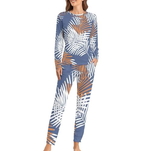 Pyjama femme fini les nuits fraîches ensemble t-shirt manches longues pantalon