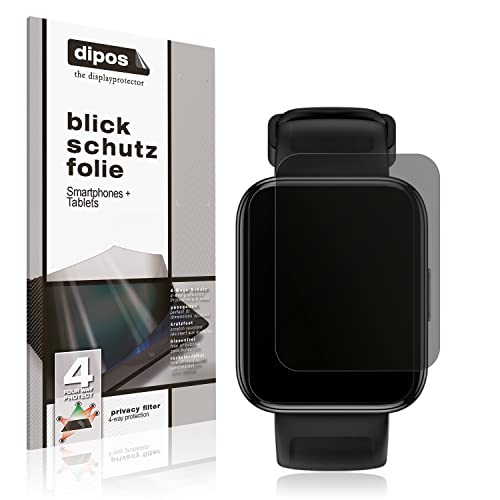 dipos I Protección de la Vista Compatible con Realme Watch 3 Protector de Pantalla Privacy
