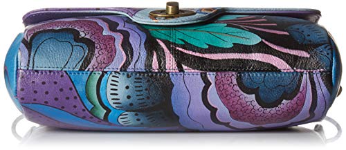 Anna by Anuschka Women’s Genuine Leather Flap-Over Medium Shoulder Bag4
