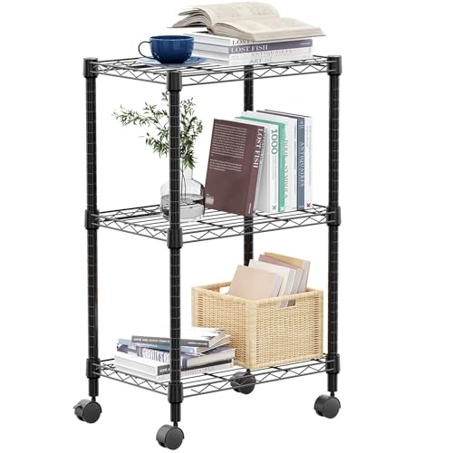 MZG 3 Tier Shelf Metal Storage Shelves Wire Rack Closet Orga