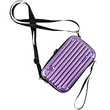 【Paket enthält】1 Kosmetik Aufbewahrungstasche mit 1 abnehmbarem Armband und 1 langem Schultergurt, um Ihren unterschiedlichen Bedürfnissen gerecht zu werden und Ihren Komfort zu verbessern. Koffer: 17,8 x 11,5 x 5,6 cm, Trageseillänge: 28 cm, Schultergurtlänge: 134,5 cm.
