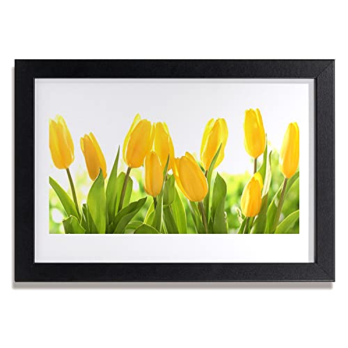 Cadre en MDF avec affiche de tulipes Tulup décoration murale chic