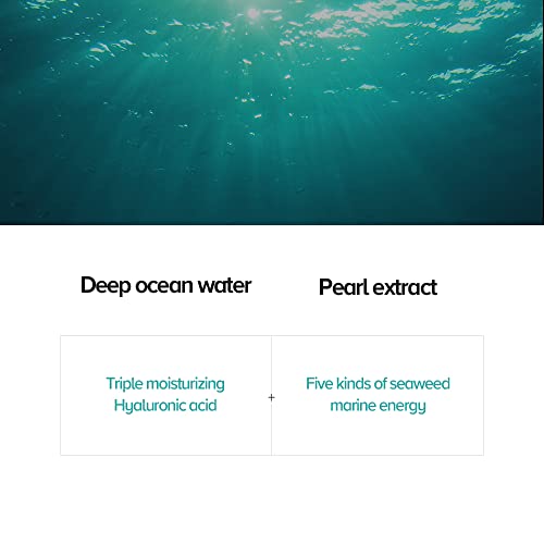 JMsolution Marine Luminous Pearl Deep Moisture 3 Step Skin Care Face Mask - Korean Skincare Facial Mask - boosting Brightening Moisturizing-10 Sheets for Dry Skin (Black Pearl)