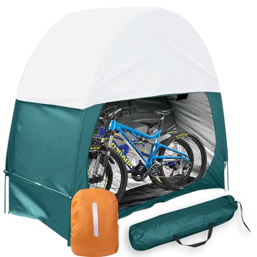 KIBO Garden Bike Storage Tent - Upgraded Waterproof Cover - Outdoor Bicycle Storage for Bikes, Small...