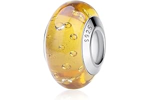 Murano Glass Pandora Charms for Bracelets and Necklaces: Exquisite Glass Beads for Women's Jewelry