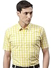 Arihant GHPC Checkered 100% Cotton Half Sleeves Regular Fit Formal Shirt for Men