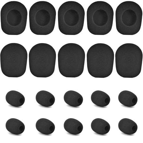 20 Pcs B350xt Ear Cushions Foam And Microphone Foam - Defean Replacement Ear ...