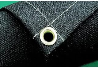 Welding Blanket, 10 ft. W, 10 ft, Black