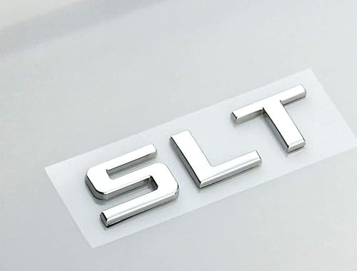 Miniatura 3 de SLT - Emblema de placa de identificación plateada HD para modelos GMC Yukon y Sierra 2007-2020, emblema de repuesto genuino (acabado cromado)