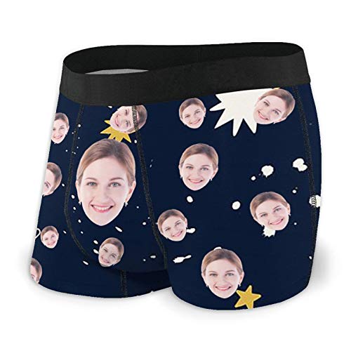 Boxer Personnalisé pour Homme Boxer, Personnalisé Slip Boxer, Cadeau Personnalisé pour Petit Ami, Mettez Votre Visage sur Un Boxer Cover
