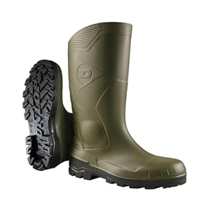 Chaussures de Sécurité Dunlop Devon, Vert Foncé, Taille 40