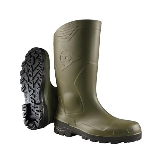 Dunlop Protective Footwear, H142611, Devon Full Safety, Vert Foncé, Taille 43 EU