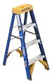 Werner OBEL04 Old Blue Electricians 375-Pound Duty Rating Fiberglass Stepladder/Job Station, 4-Foot