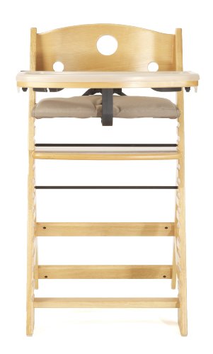 Keekaroo Height Right High Chair with Tray, Natural