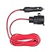 Wagan 12V/24V 12ft. DC Extension Cable with Panel Mount and Weather Proof Cover